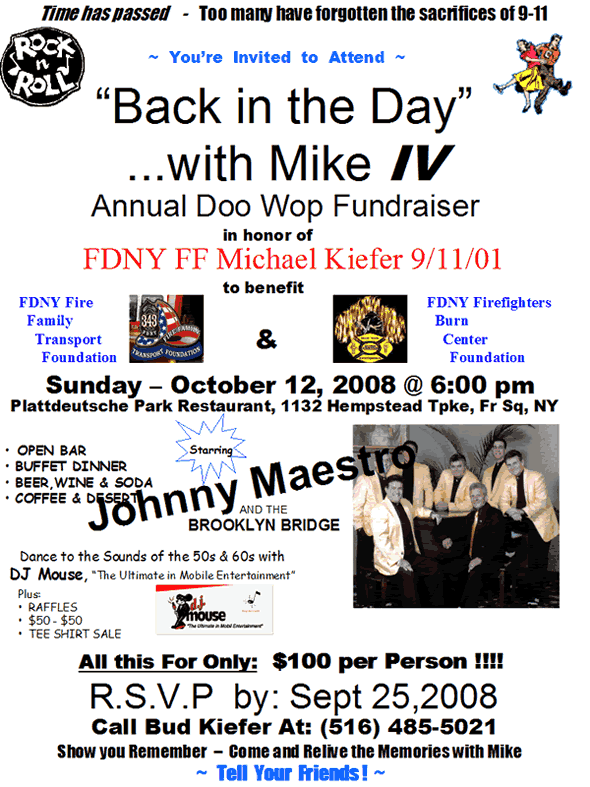 FFT & Burn Center fundraiser Oct 12