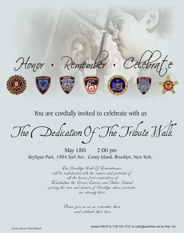 Brooklyn Wall of Remembrance Tribute Walk - May 18